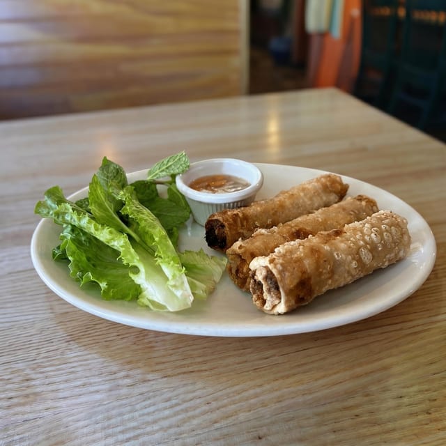 CRISPY EGGROLLS.